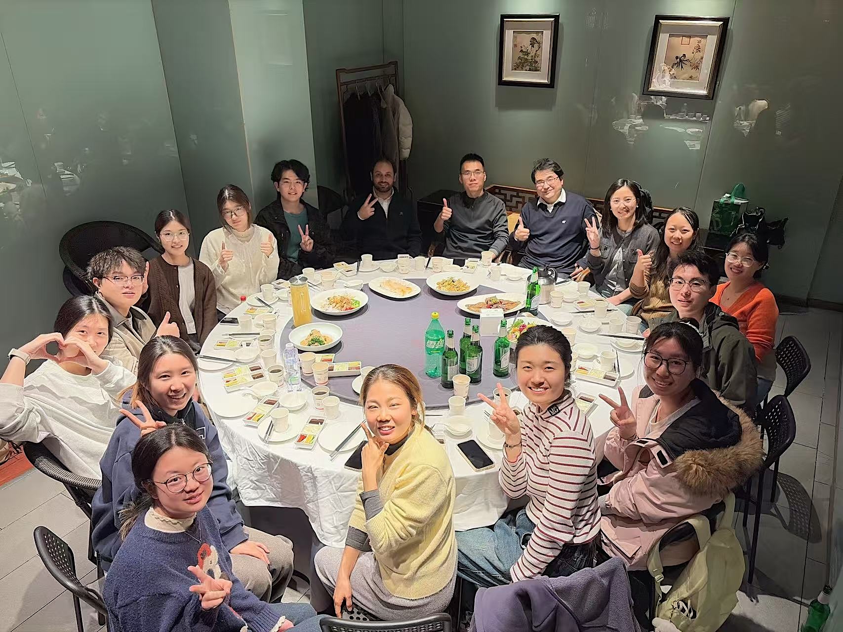 陕西省遗传年会后课题组全员聚餐